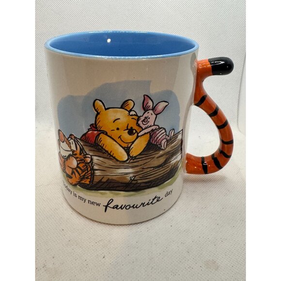Winnie The Pooh & Friends Ceramic Mug With Tiger Handle 20 Oz Disney - Picture 1 of 6